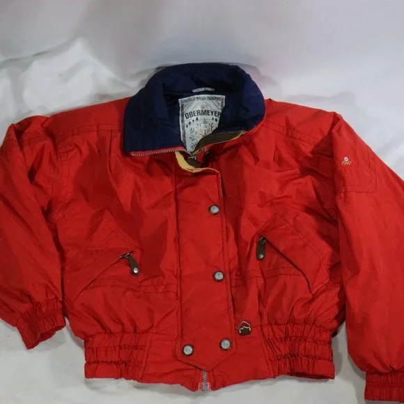 VTG OBERMEYER Multicolor Ski Jacket Sz 8 Wmn - Picture 15 of 15